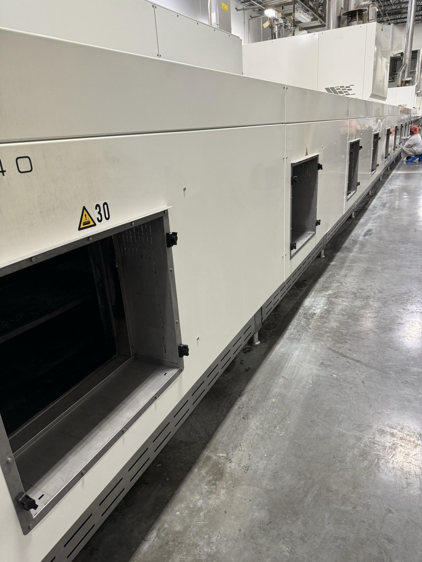 Exterior of a commercial oven