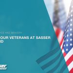 Image of American flags