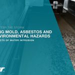 Photo of a wall covered in mold after water intrusion