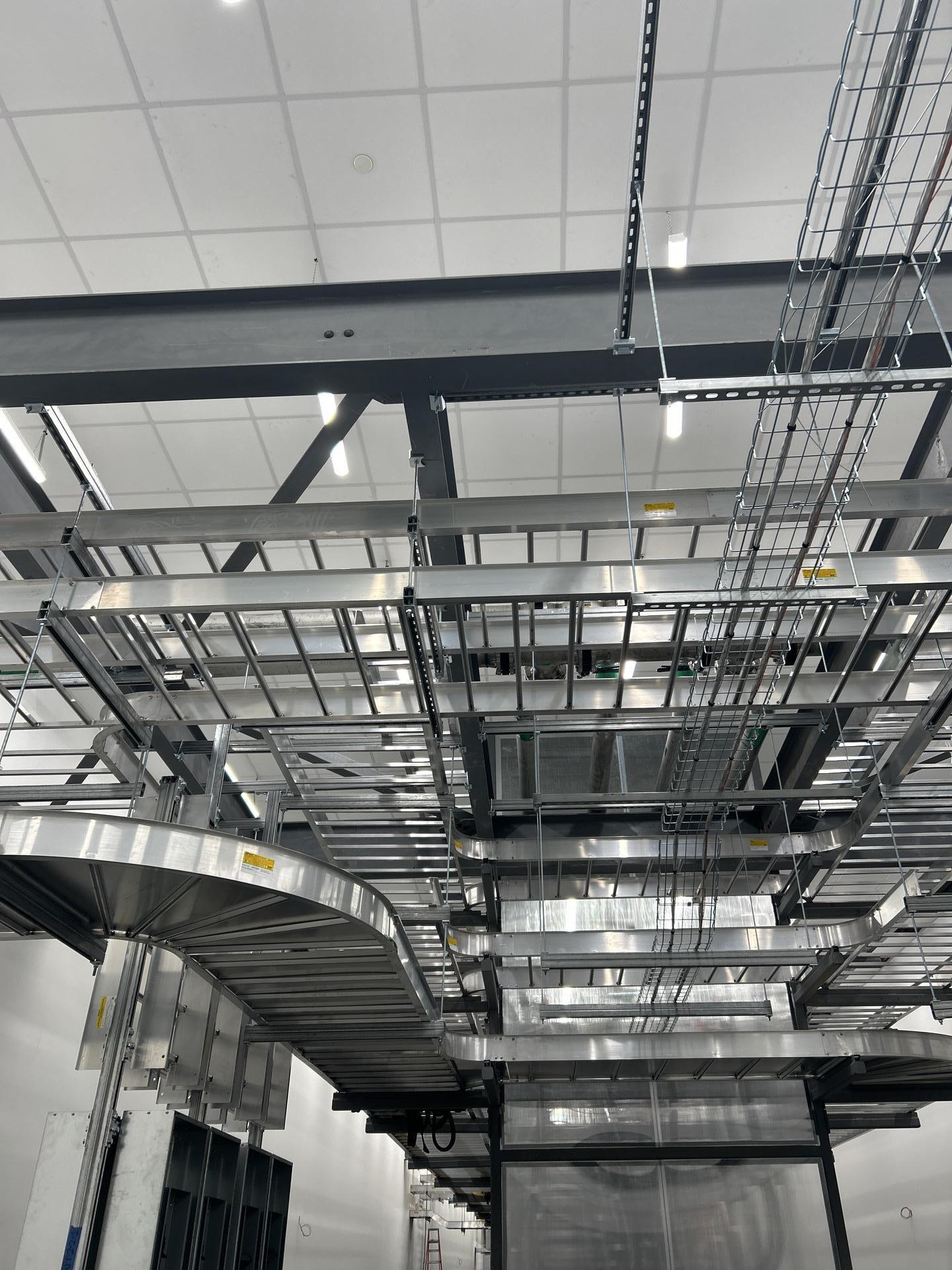 Interior of an AI data center